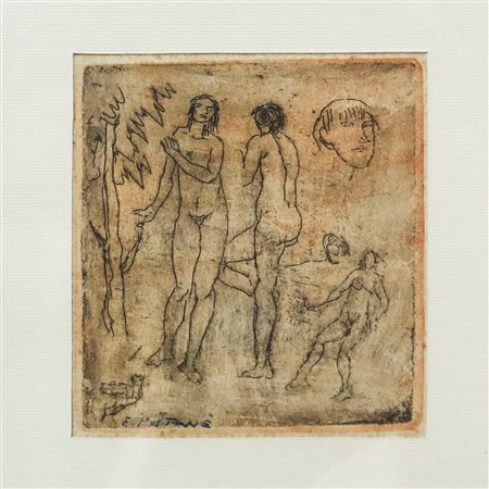 Francesco  Patanè (Acireale  1902-1980)  - nudi