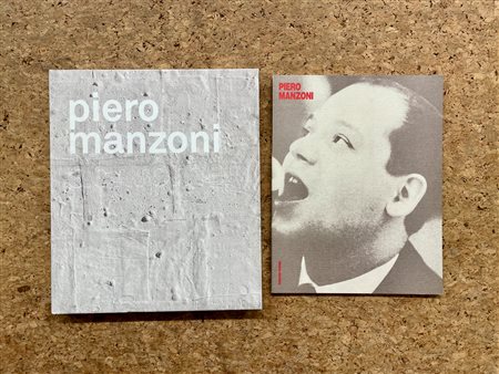 PIERO MANZONI - Lotto unico di 2 cataloghi