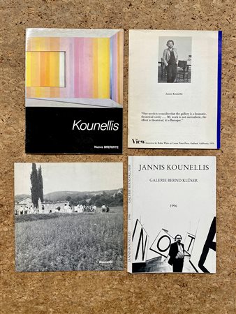 JANNIS KOUNELLIS - Lotto unico di 4 cataloghi