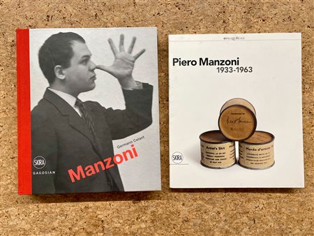 PIERO MANZONI - Lotto unico di 2 cataloghi