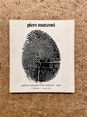 PIERO MANZONI - Piero Manzoni, 1971