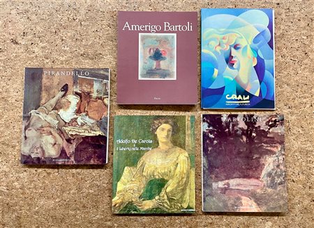 ARTISTI FIGURATIVI DEL XX SECOLO - Lotto unico di 5 cataloghi