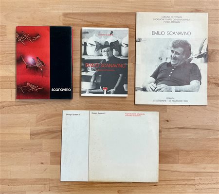 EMILIO SCANAVINO - Lotto unico di 5 cataloghi
