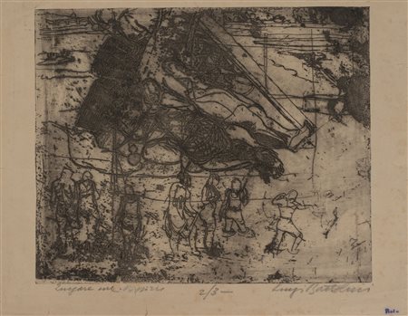 Luigi Bartolini (Cupramontana 1892-Roma 1963)  - Zingare sul Passirio