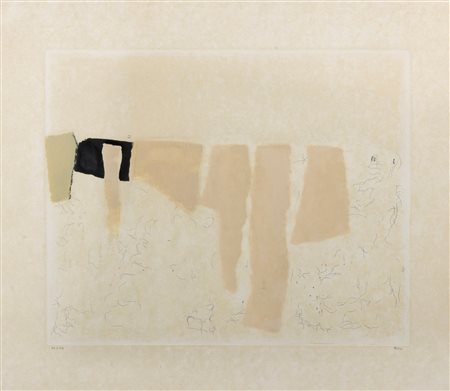 Alberto Burri (Città di Castello 1915-Nizza 1995)  - Muffa, 1957
