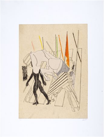 Mario Ceroli (Castel Frentano 1938)  - Particolare di battaglia