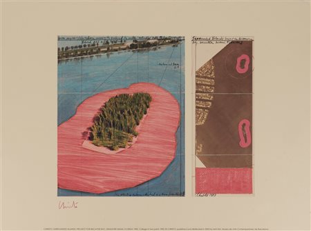 Christo (Gabrovo 1935-New York  2020)  - Surrounded Islands Project for Biscayne Bay Graeater Miami Florida, 1983 - 2003, 2003