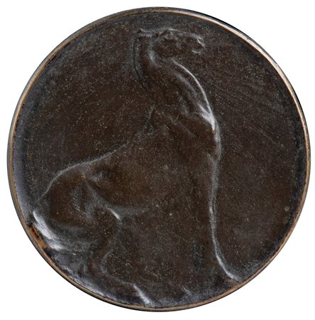 DUILIO CAMBELLOTTI (Roma 1876-1960), Il cavallo lucente