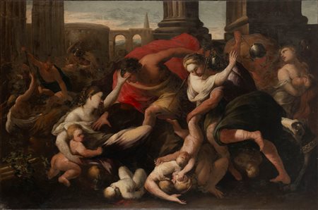 Scuola napoletana, secolo XVII - Strage degli Innocenti