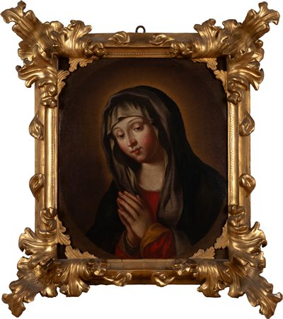 Scuola romana, secolo XVIII - Vergine in preghiera