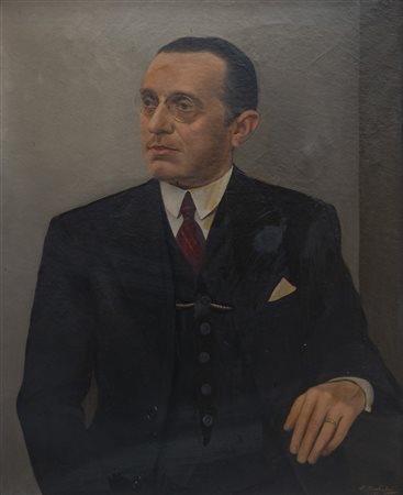 TROMBADORI FRANCESCO (1886 - 1961) - Ritratto di Domenico Montini.