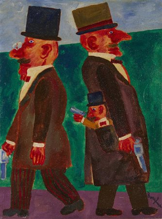 BORGHESE FRANZ (1941 - 2005) - Il duello.