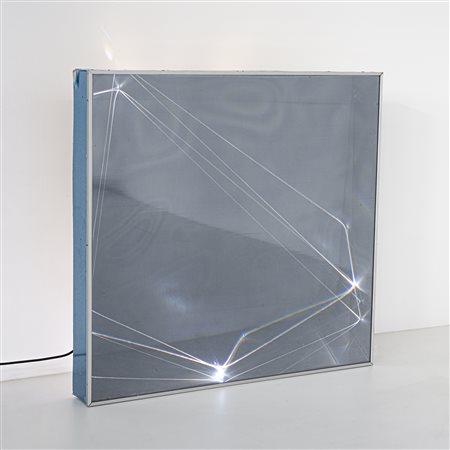BERNARDINI CARLO (n. 1966) - Fibre ottiche sup. olf alu+ plexiglass.