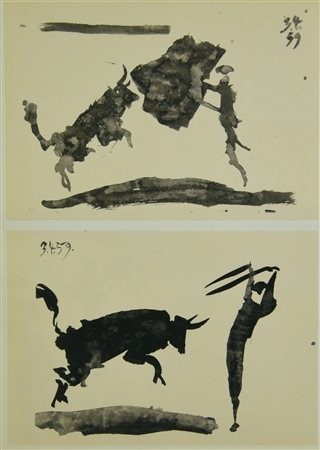 Da Pablo Picasso SENZA TITOLO stampa tipografica, cm 37x26,5