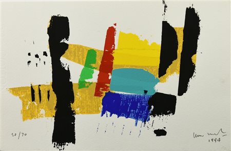 Mario Maioli SENZA TITOLO, 1994 litografia, cm 20x29; es. 20/70 firma, data e...