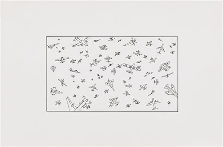ALIGHIERO BOETTI 1940 - 1994 AEREI (STUDIO) signed, inscribed and dated 1978...