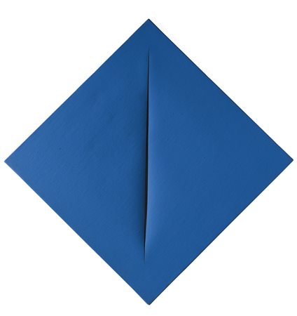 LUCIO FONTANA 1899 - 1968 CONCETTO SPAZIALE, ATTESA signed, titled and...