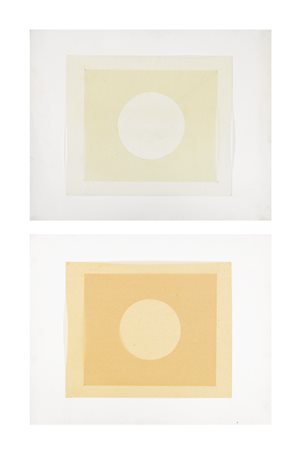 FRANCESCO LO SAVIO 1935 - 1963 DUE FILTRI mixed media on contact paper ....