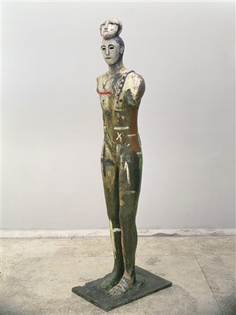 MIMMO PALADINO N. 1948 RITIRO signed, numbered 1/9 and dated 1991 on the...