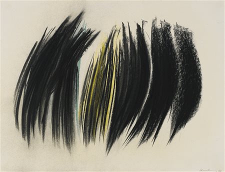 HANS HARTUNG 1904 - 1989 P 1960-45 signed and dated 60, pastels on paper...