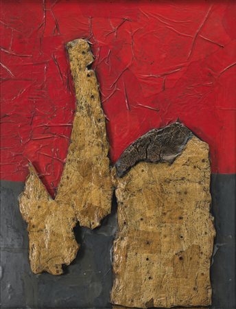 ROBERTO CRIPPA 1921-1972 COLLOQUIO signed, titled and dated 1960 on the...