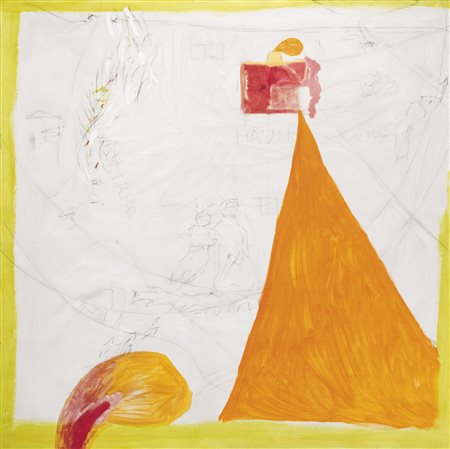 GASTONE NOVELLI 1925 - 1968 SITU ORBIS titled, signed and dated 63 on the...