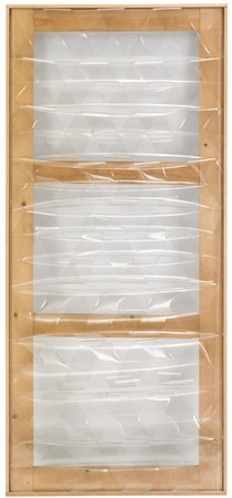 CARLA ACCARDI N. 1924 TRASPARENTE signed, titled and dated 1975 on the...