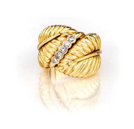 Anello in oro e brillanti