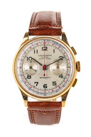 Orologio cronografo in oro Cronographe Suisse