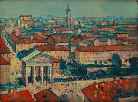 Anselmo Bucci  Fossombrone - 1887 - Monza 1955 Porta Ticinese Milano 1922