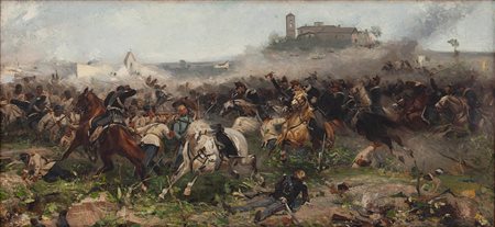 Luigi Portaluri Maglie ( LE ) 1878-1962 La battaglia di Mombello