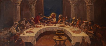 Lionello Balestrieri Cetona 1872 - 1958 Ultima cena