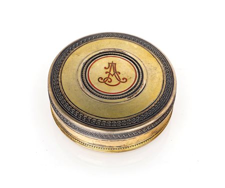 Scatola in argento 800 dorato, G. Ciardetti, Firenze