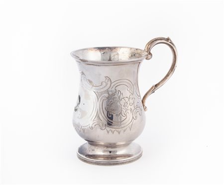 Piccolo boccale in argento, Londra, 1851, argentiere George John Richards (attivo dal 1848)