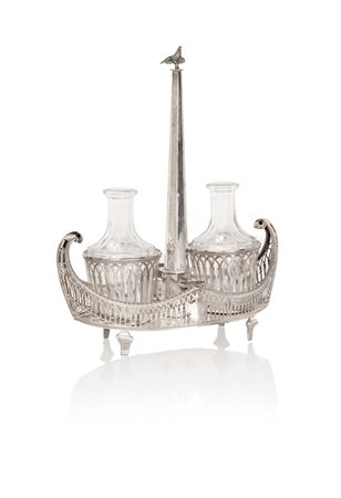 Acetoliera in argento 950/1000, Francia, 1795 - 1797, bollo di garanzia Parigi, 1798/1809, argentiere Ambroise Mignerot