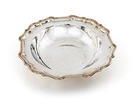 Centrotavola in argento 800/000, Venezia, leone in moeca, fine del XIX/inizio del XX secolo