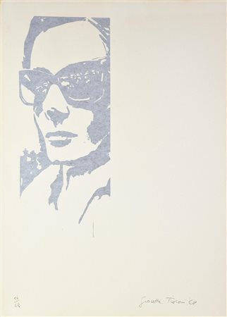 Giosetta Fioroni (1932) RITRATTO (1968) serigrafia, cm 70x50; es. 54/60...