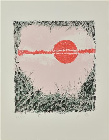 Cesare Peverelli QUE LINDA ES CUBA litografia, cm 55x40; es. 72/75 firma,...