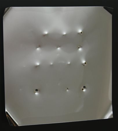 Angelo Brescianini (1948) SENZA TITOLO multiplo in alluminio operato cromato,...