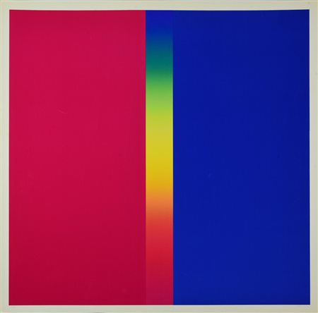 Getulio Alviani (1939 - 2018) CROMIE SPETTROLOGICHE, 1972 litografia, cm...