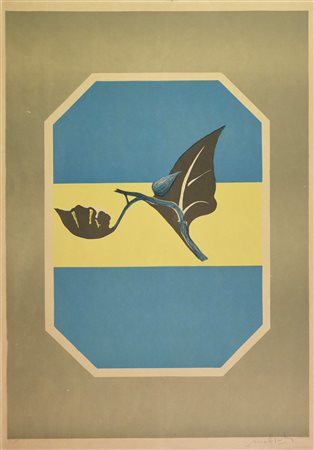 Carlo Mattioli (1911 - 1994) SENZA TITOLO litografia, cm 70x50; es. 14/100...