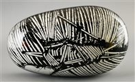 Emilio Scanavino (1922 - 1986) PANE ceramica policroma smaltata, cm 27x14x10;...