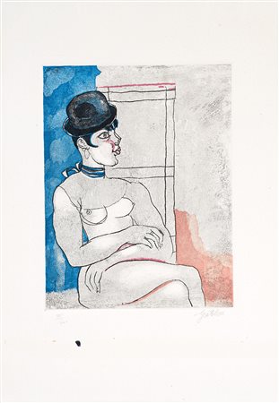Franco Gentilini, Due grafiche a soggetto «Nudo femminile»