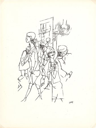George Grosz, Judad der Mörder, 1925
