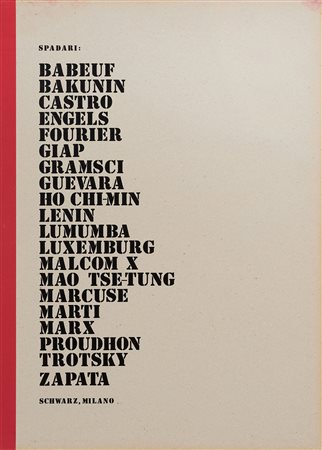 Giangiacomo Spadari, Venti ritratti di rivoluzionari, 1969