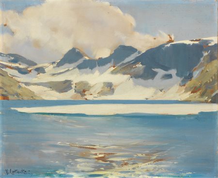 Virgilio Costantini, Le lac bleu