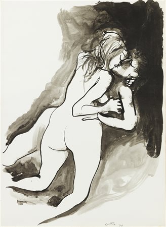 Renato Guttuso, Amanti, 1970