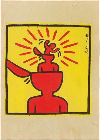 Keith Haring, Senza titolo, 1985