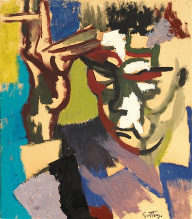 Renato Guttuso, Ritratto del pittore Franco Francese, (1947-48)