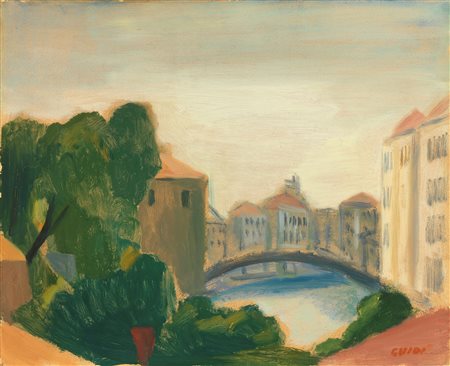 Virgilio Guidi, Ponte dell'Accademia, 1943